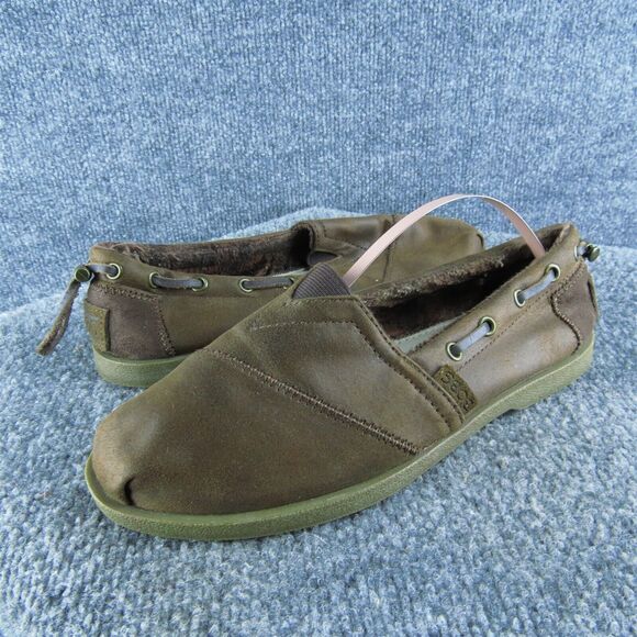 Bobs By‎ Skechers Women's Slip-On Brown Synthetic Size 6.5M Gently Used 2025 - Picture 1 of 6